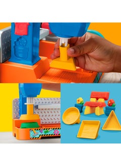 Play-Doh Play-Doh Stamp & Saw Tool Bench Playset, Construction Toys for Boys & Girls 3 Years & Up, Kids Arts & Crafts  - Image 4