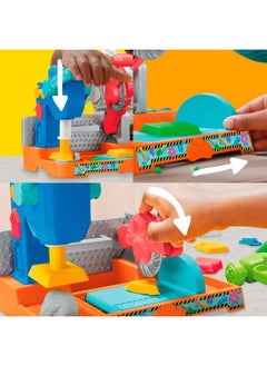 Play-Doh Play-Doh Stamp & Saw Tool Bench Playset, Construction Toys for Boys & Girls 3 Years & Up, Kids Arts & Crafts  - Image 3