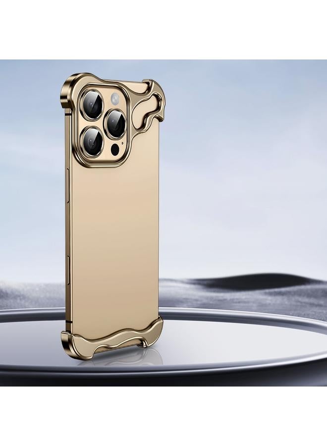 اس-توب جراب لهاتف iPhone 16 Pro بدون إطار معدني مع وسادة زاوية مع فيلم عدسة - Image 1