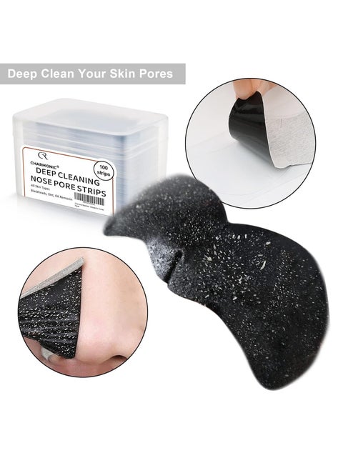 Blackhead Remover Mask - 60 Pcs, Pore Cleanser Strips For Face & Nose, Purifying Mask For All Skin Types (1.05oz/30g) - Grizzly Adam