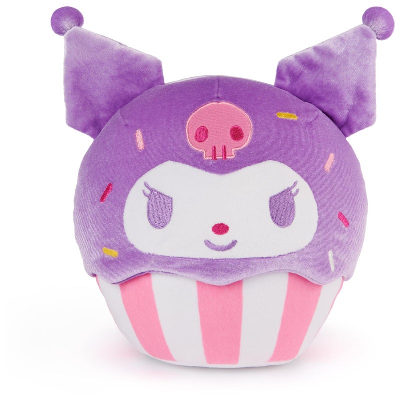 GUND Sanrio Hello Kitty and Friends Kuromi Cupcake Plush, Stuffed Animal for Ages 1 and Up, Purple/White, 8â€ - Image 1