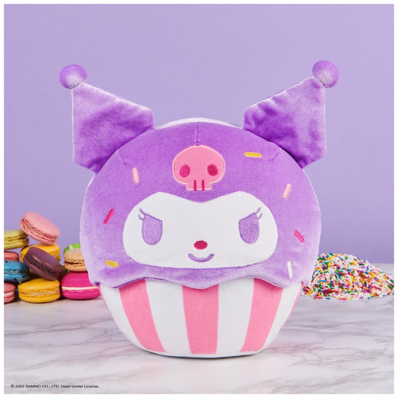 GUND Sanrio Hello Kitty and Friends Kuromi Cupcake Plush, Stuffed Animal for Ages 1 and Up, Purple/White, 8â€ - Image 2