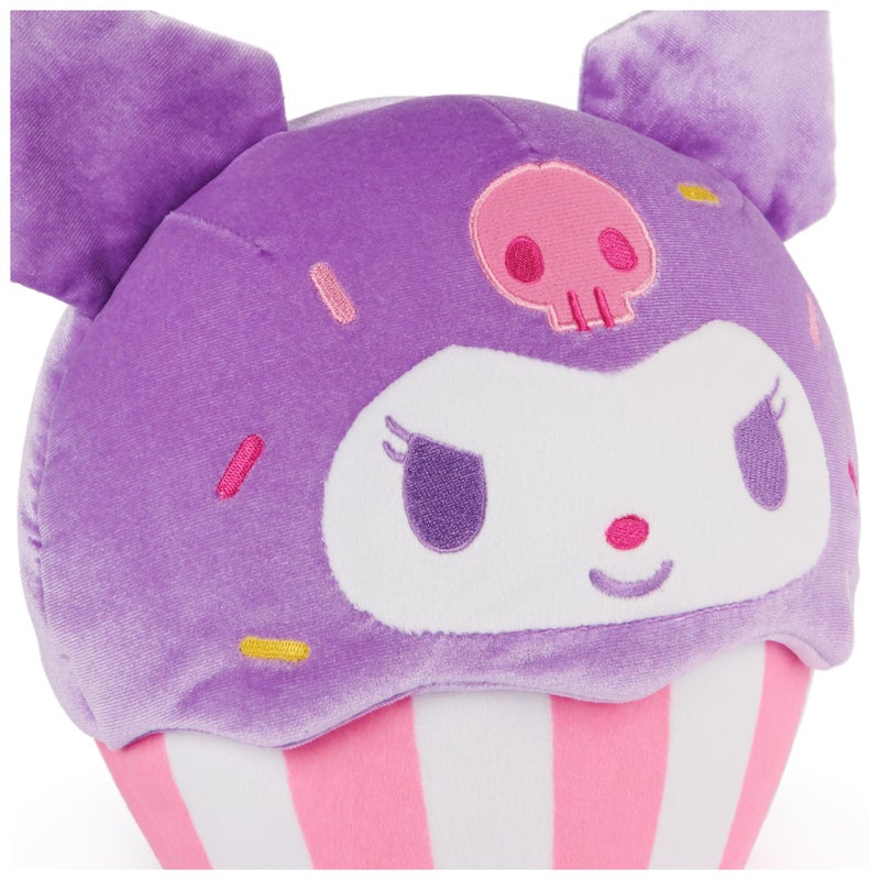 GUND Sanrio Hello Kitty and Friends Kuromi Cupcake Plush, Stuffed Animal for Ages 1 and Up, Purple/White, 8â€ - Image 4