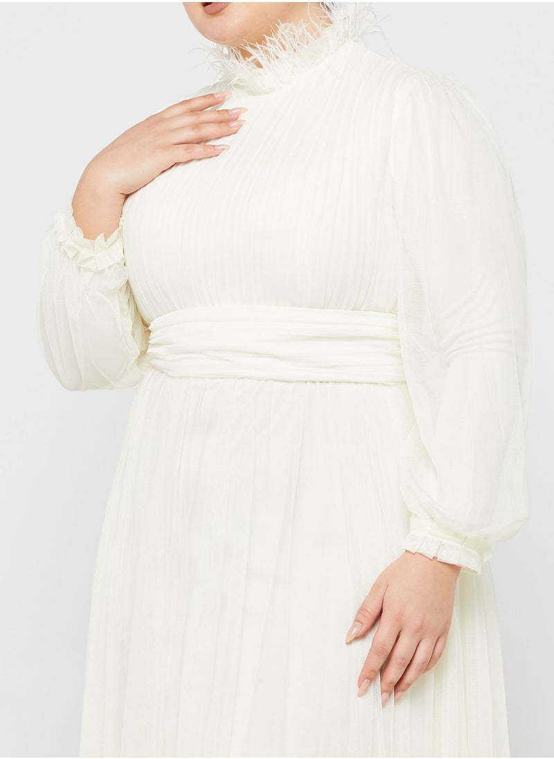 Khizana - Ruched Detail Dress - Image 1