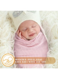 Irenare 8 Pack Cotton Muslin Baby Swaddle Blankets Soft Silky Breathable Infant Sleeping Quilt Bed Cover Solid Color Newborn Receiving Blanket For Baby Boys And Girls 47 X 47 Inches  - Image 2