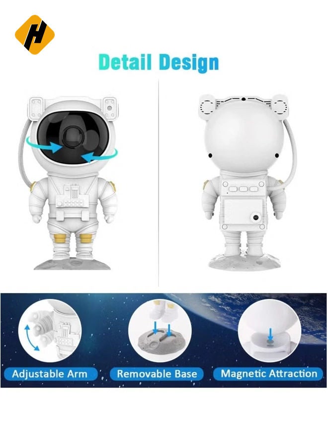 هوها Kids Star Projector Night Light Resulate Lead Lead Lading Radive Radive لغرفة النوم ، جهاز عرض Light Light مع Timer ،  - Image 4