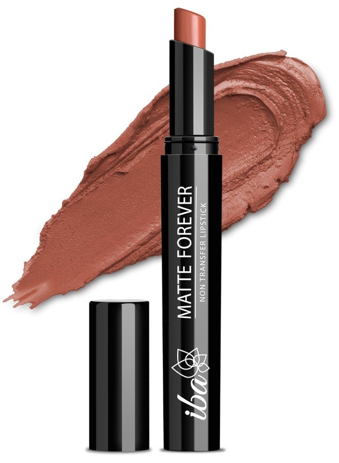 Iba Matte Forever Non-Transfer Lipstick for Women - 05 Mocha Love | Matte Finish | Highly Pigmented, Smudge-proof & Lightweight | Non-Sticky and Non-Drying | Lip Makeup | 2g - Image 1