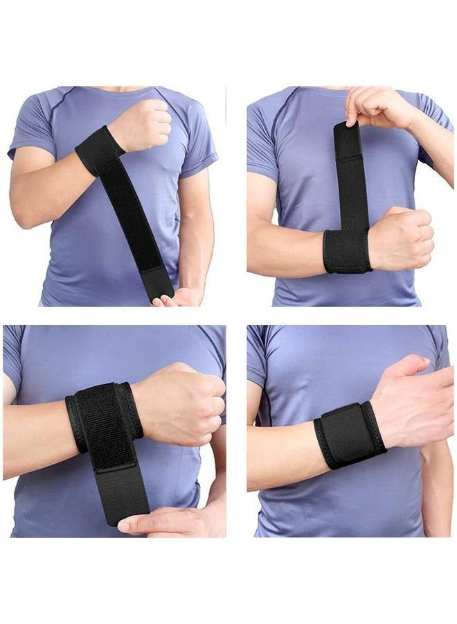 yongsheng 1 Pair Wristband Gym Training Weightlifting Hand Bar Wrist Support Grip Barbell Straps Wraps Body Building, Power Lifting - Image 4