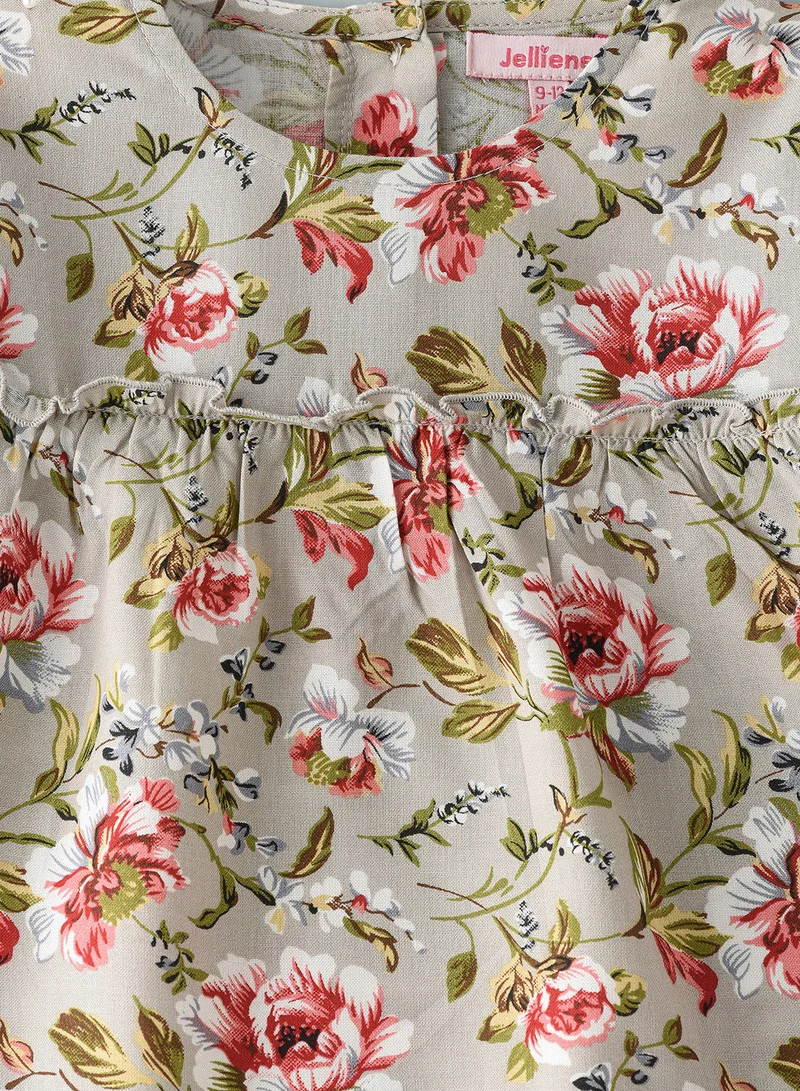 Jelliene All over printed woven blouse