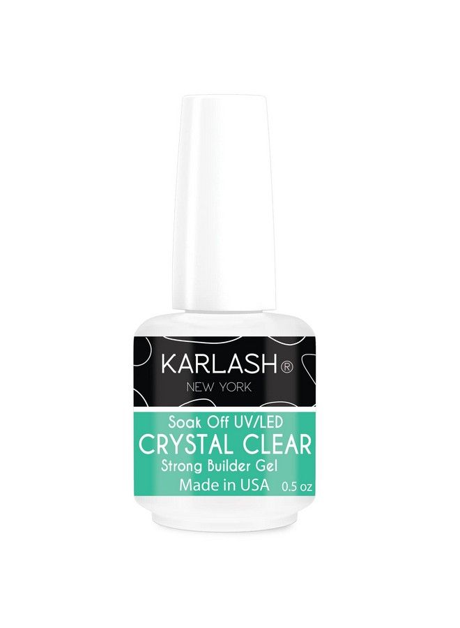 Karlash Brush On Builder Gel Soak Off Build It Gel Strong Gel Crystal Clear For Sculpting Nail Extension And Strengthening Natural Nails 0.5 Oz (Crystal Clear) - Image 1