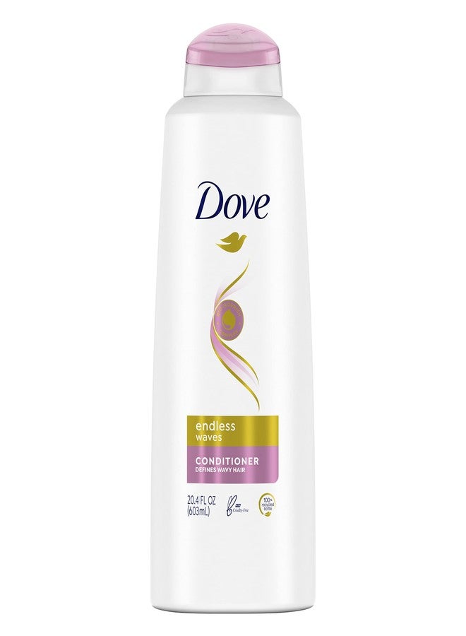 Dove Conditioner for Curly Hair Endless Waves Sulfate Free Hair Conditioner 20.4 fl oz - Image 1