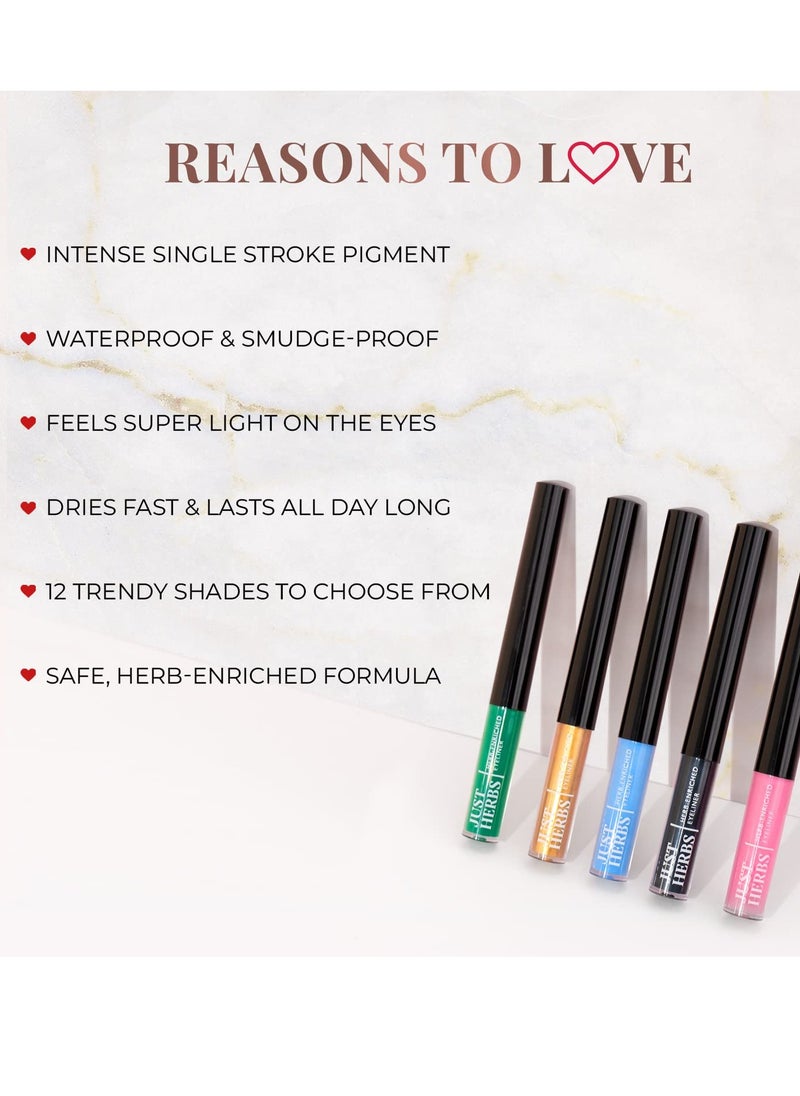Just Herbs Just Herbs Eyeliner Waterproof and Smudge Proof Long Lasting Eyeliners 2.5g  - Image 5