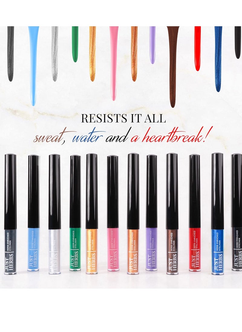 Just Herbs Just Herbs Eyeliner Waterproof and Smudge Proof Long Lasting Eyeliners 2.5g  - Image 4