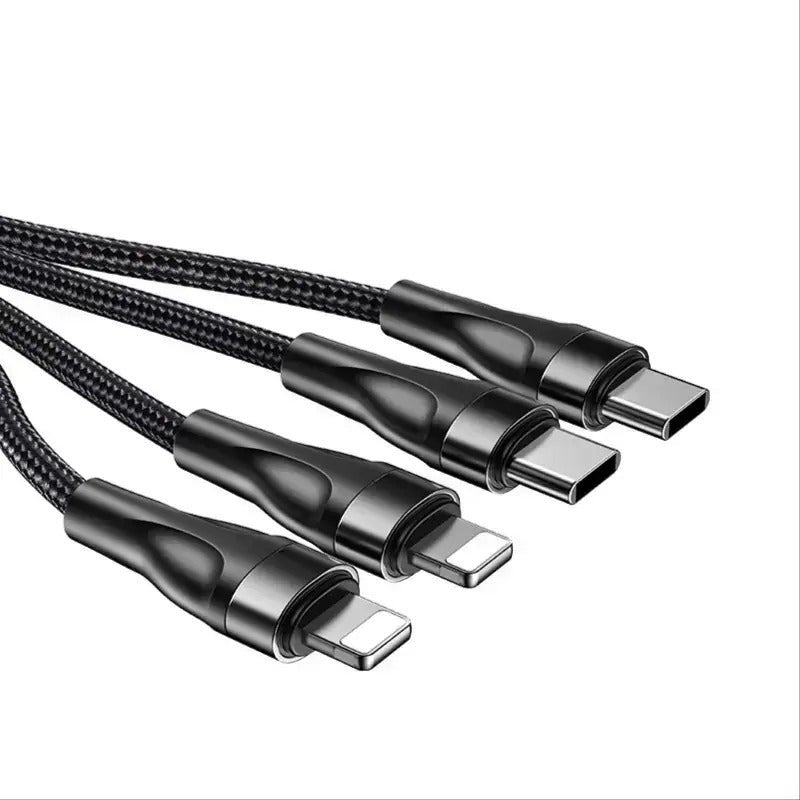 CA110 4-In-1 Type-C Data Cable – Multi-Device Fast Charging & Data Transfer - Image 2