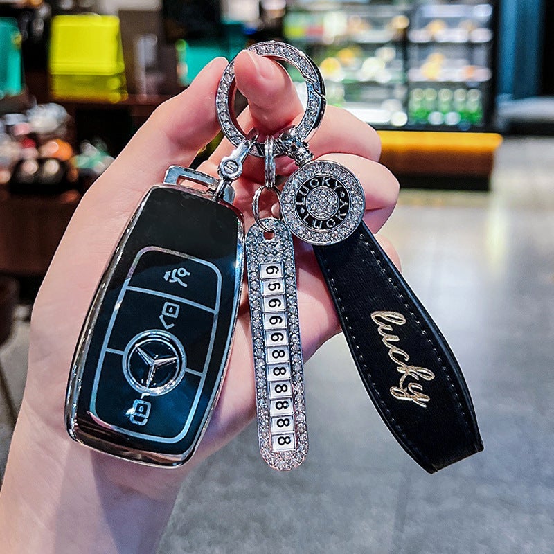 Suitable For Mercedes-Benz E300L Car Key Cover Ladies E-Class C- Class C260L C200L A200L Glc300L - Image 5