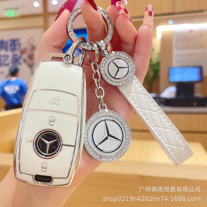 Suitable For Mercedes-Benz E300L Car Key Cover Ladies E-Class C- Class C260L C200L A200L Glc300L - Image 3
