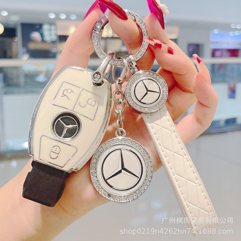 Suitable For Mercedes-Benz E300L Car Key Cover Ladies E-Class C- Class C260L C200L A200L Glc300L - Image 1