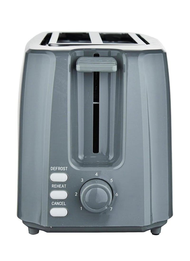 Generic - 2 Slice Bread Toaster, 7 Adjustable Browning Control, Defrost/Reheat/Cancel Functions, Cool Touch Body, Slide-Out Crumb Tray, 750W Power for Breakfast, Snacks - Image 1