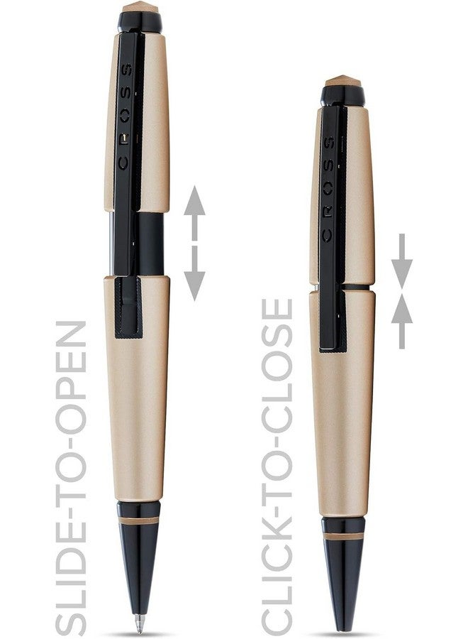 Cross Edge Matte Hazelnut Lacquer Gel Rollerball Pen - Image 3