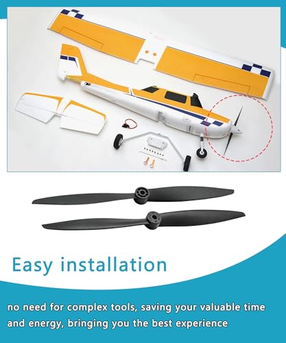 DYYYYD 2Pcs Propeller Compatible with FMS 1200mm Super EZ,1220mm Ranger FMSPROP022 (10x5,RC Propeller) - Image 5