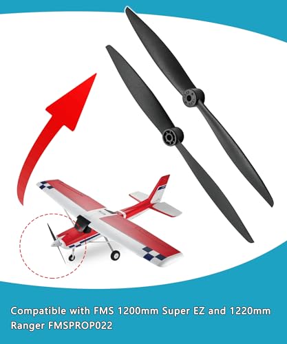 DYYYYD 2Pcs Propeller Compatible with FMS 1200mm Super EZ,1220mm Ranger FMSPROP022 (10x5,RC Propeller) - Image 2