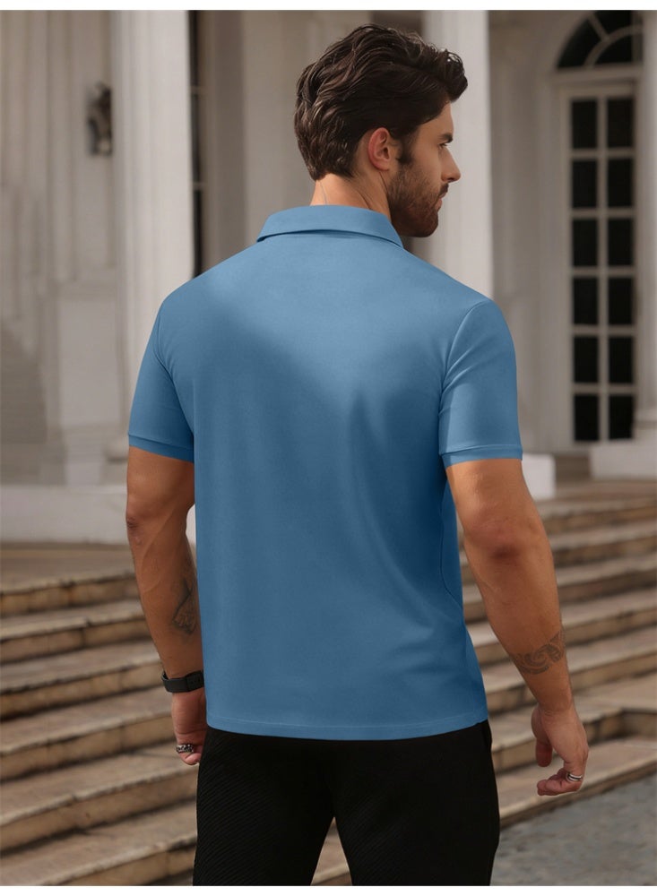 general Men's Polo Shirts Short Sleeve Golf Shirts Classic Fit Casual Performance T-Shirt - Image 3