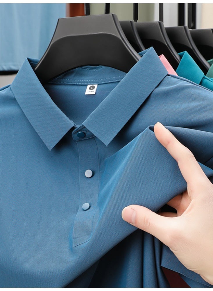 general Men's Polo Shirts Short Sleeve Golf Shirts Classic Fit Casual Performance T-Shirt - Image 5