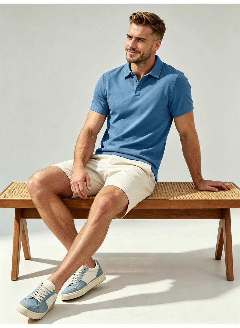 general Men's Short Sleeve Polo Shirts,Basic Golf T-Shirts for Men,Regular Fit Breathable Quick-Dry Shirt,Classic Moisture Wicking Performance Tees Summer,Athletic Running Top,Business and Casual Wear - Image 4