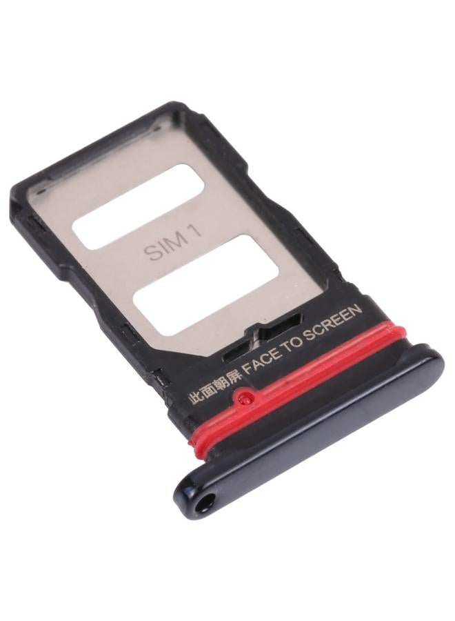SIM Card Tray + SIM Card Tray for Xiaomi Mi 11T / 11T Pro 21081111RG(Black) - Image 2