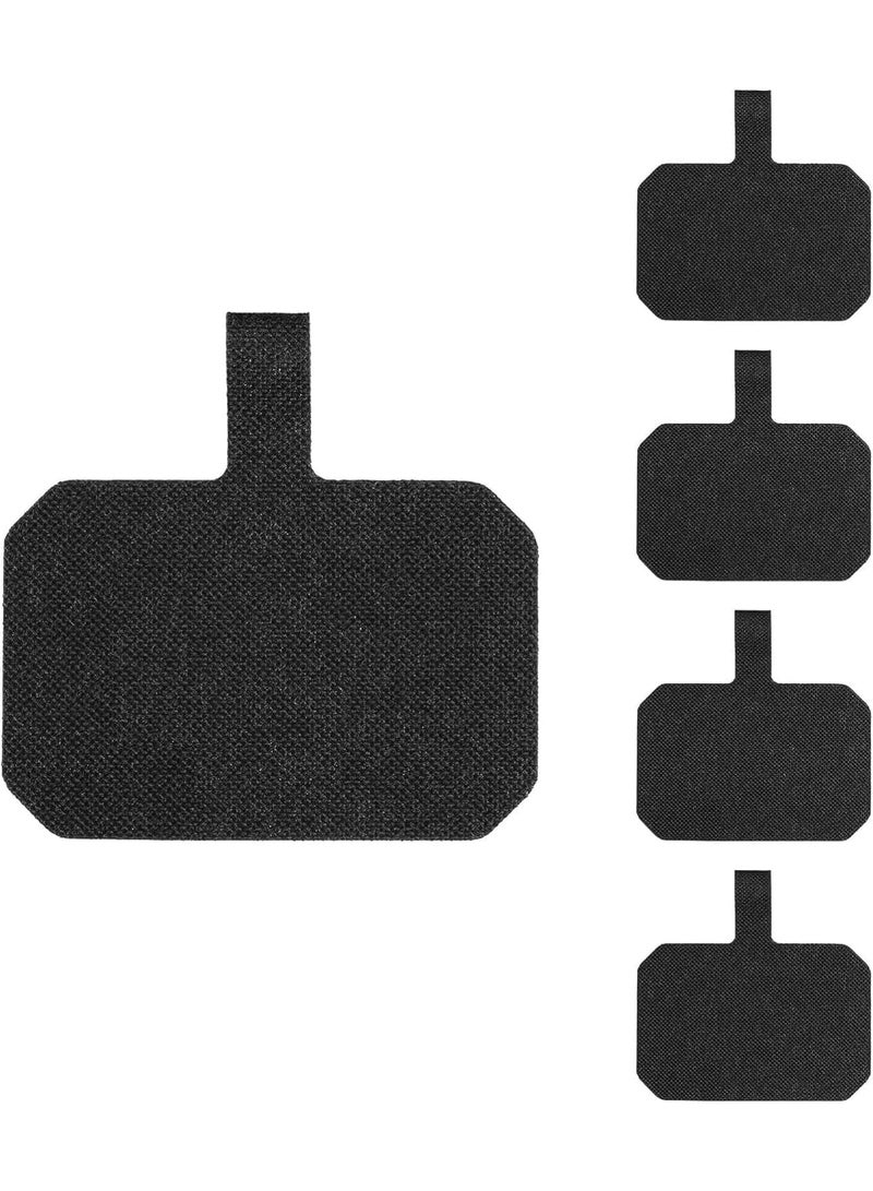 Excefore Cell Phone Tether Tab without Adhesive, 5 Pack Universal Phone Lanyard Replacement Part for Phone Strap, Safety Lanyard Patch Pad for Mobile Phones Most Smartphones - Image 1
