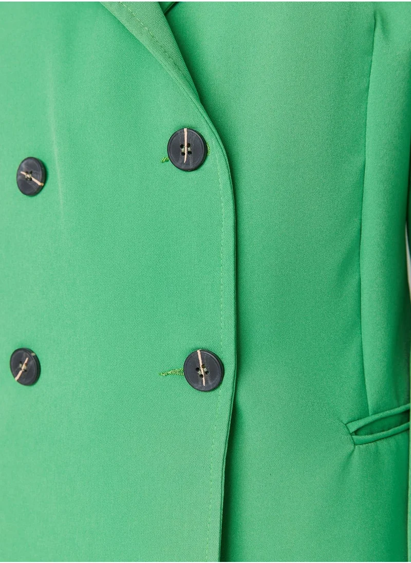 trendyol Collar Detailed Blazer Jacket