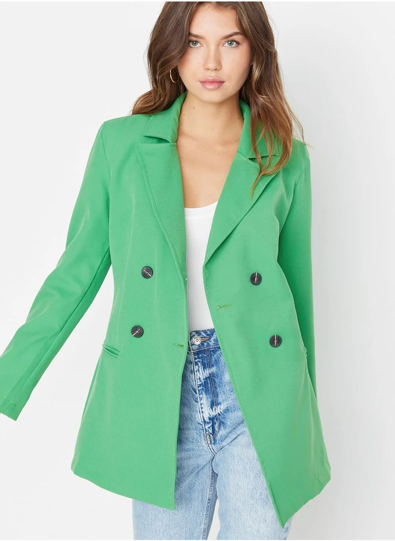 trendyol Collar Detailed Blazer Jacket