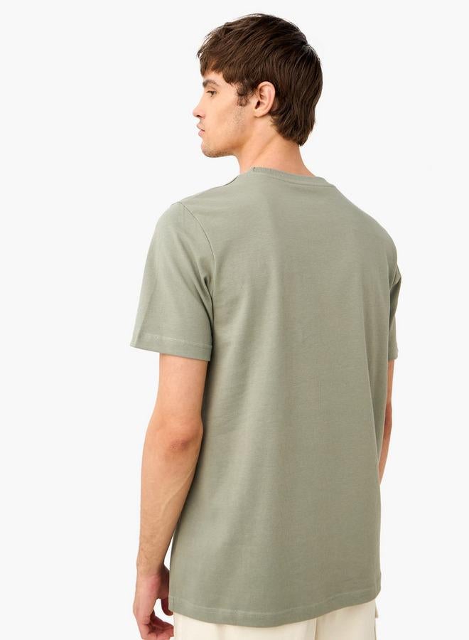 Splash FAV Spongebob Square Pants Print T-shirt with Crew Neck - Image 3