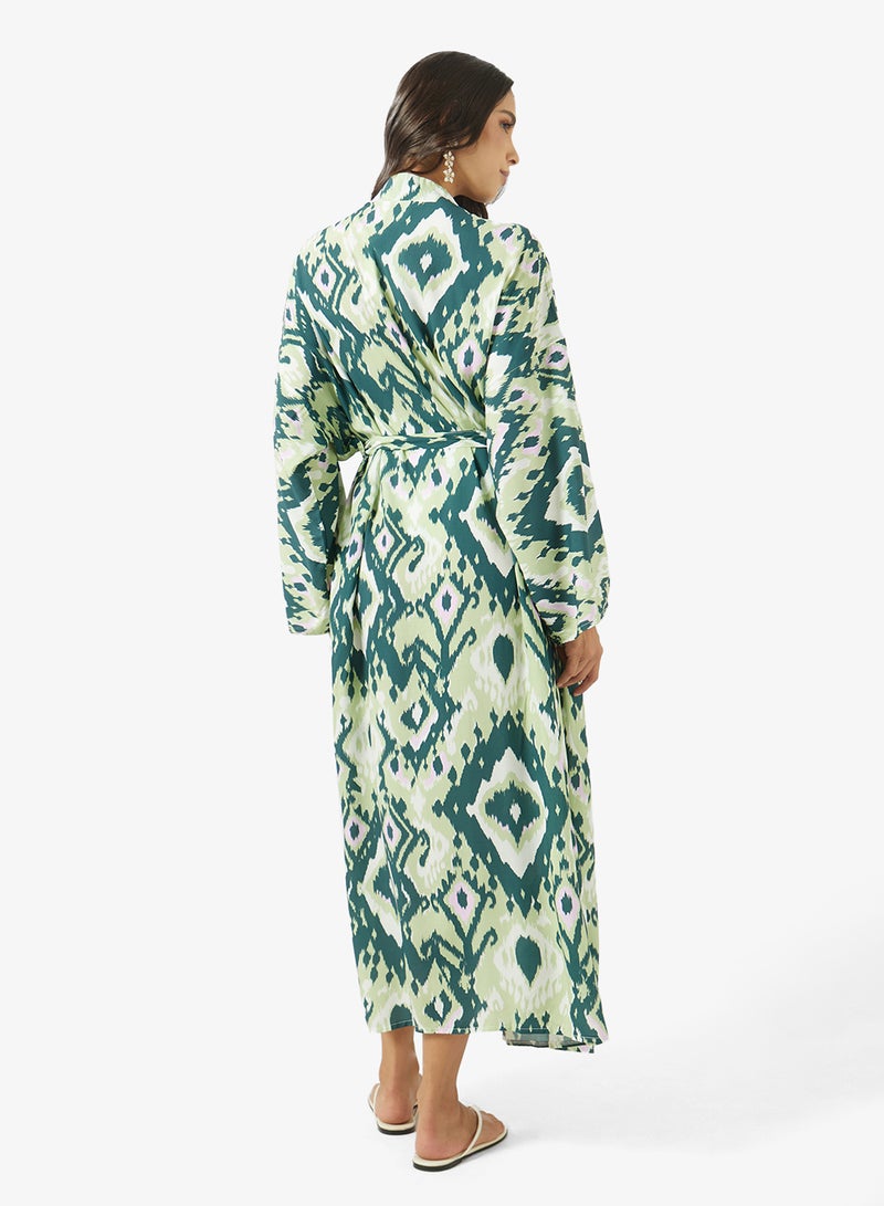 Soleira Printed Beach Kimono - Image 2