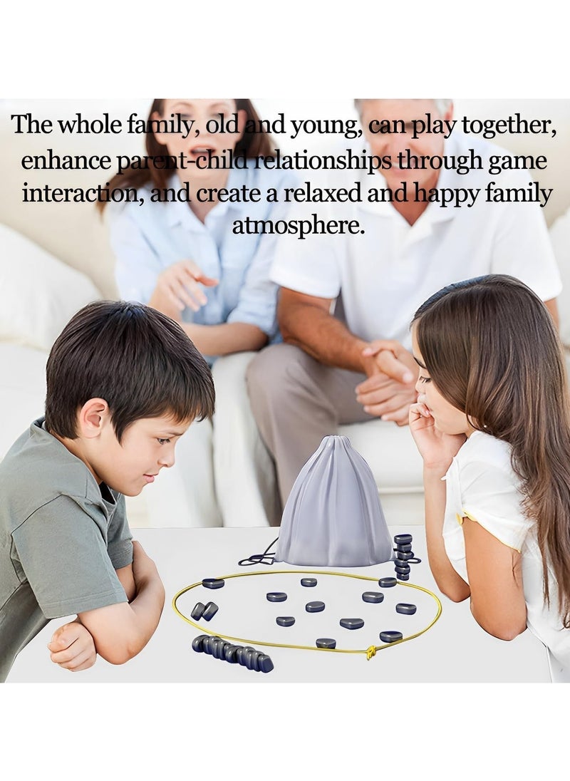 Magnetic Chess Game, Fun Table Top Magnet Game, Magnet Board Game, Strategy Game for Kids & Adults, Family Party Games  - Image 3