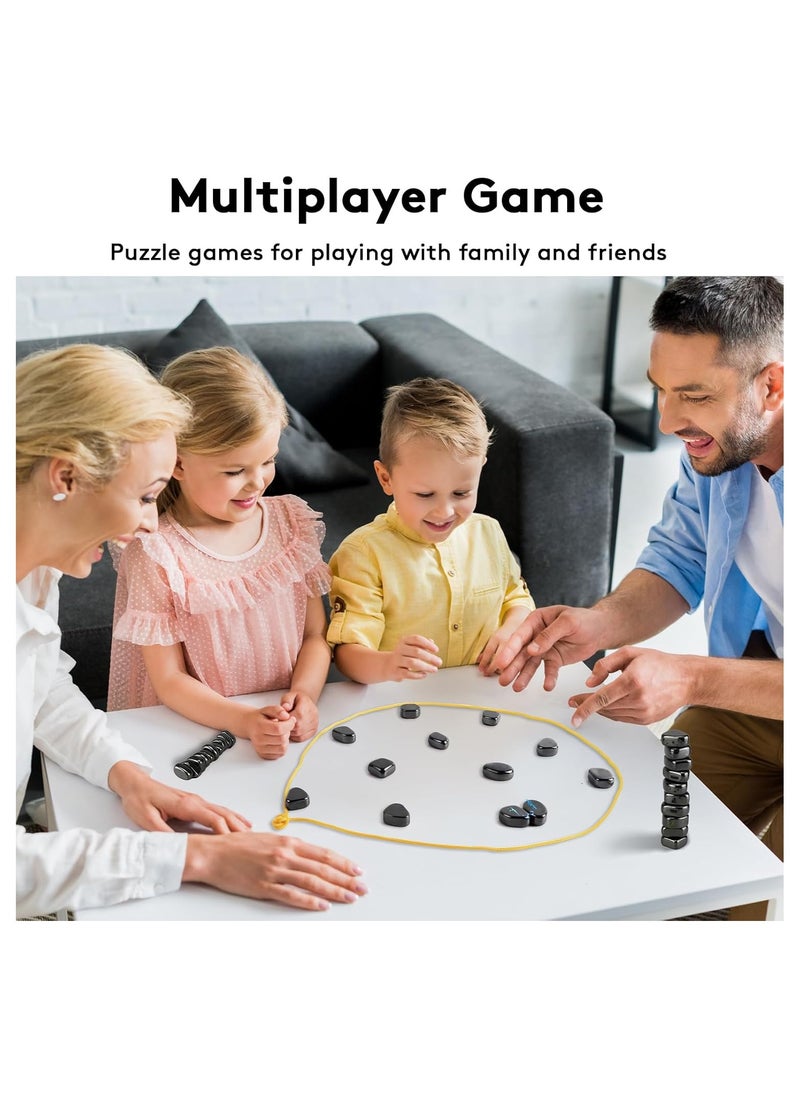 Magnetic Chess Game, Fun Table Top Magnet Game, Magnet Board Game, Strategy Game for Kids & Adults, Family Party Games  - Image 2
