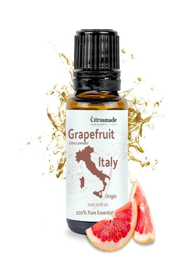 Nature Packaged Grapefruit Essential Oil - Direct from Citrusmade in Sicily - Natural Aceite de Pomelo for Skin and Energy - Aromatherapy | 100% Pure Therapeutic Grade - 15ml - Image 1