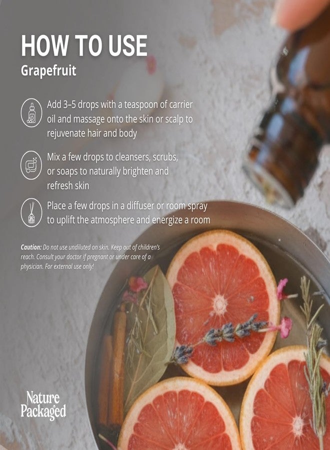 Nature Packaged Grapefruit Essential Oil - Direct from Citrusmade in Sicily - Natural Aceite de Pomelo for Skin and Energy - Aromatherapy | 100% Pure Therapeutic Grade - 15ml - Image 4