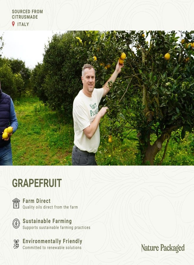 Nature Packaged Grapefruit Essential Oil - Direct from Citrusmade in Sicily - Natural Aceite de Pomelo for Skin and Energy - Aromatherapy | 100% Pure Therapeutic Grade - 15ml - Image 3