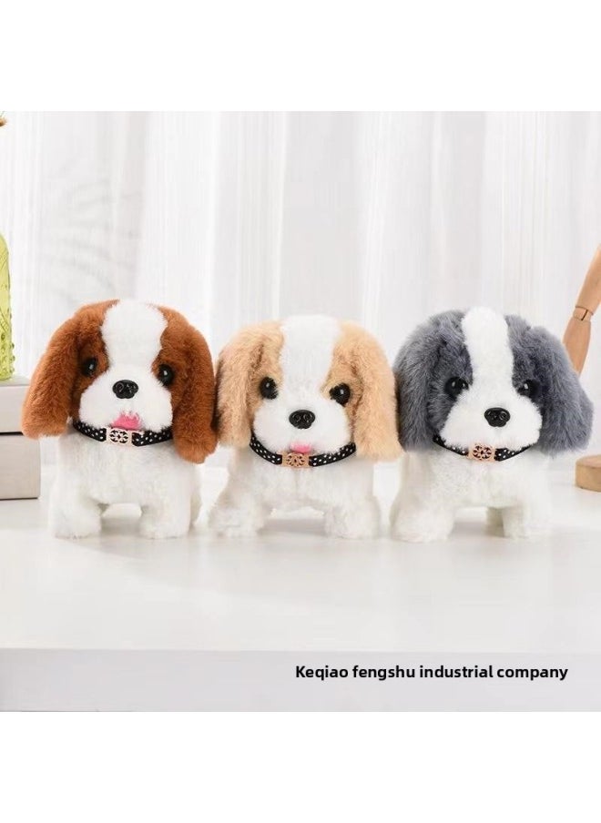 Children's Toy Dogs Can Walk And Call Babies Simulation Electric Plush Dogs Adorable Boys And Girls Li Xue-Color:Husky-Specifications:Bring Your Own Battery [no Gifts]  - Image 5