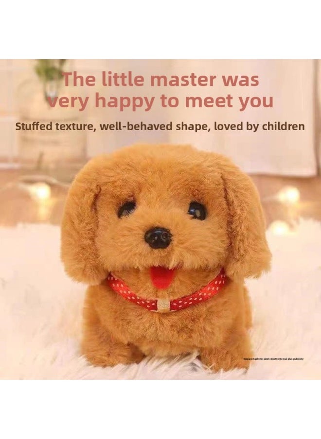 Children's Toy Dogs Can Walk And Call Babies Simulation Electric Plush Dogs Adorable Boys And Girls Li Xue-Color:Husky-Specifications:Bring Your Own Battery [no Gifts]  - Image 2