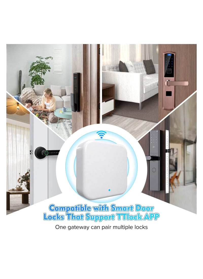 Y&D - Smart Wi-Fi Gateway, G2 Hub for Keyless Entry Door, Paired with Door Lock to Realize APP Remote Control Support Voice and TT App, Compatible Alexa Google Home - Image 1