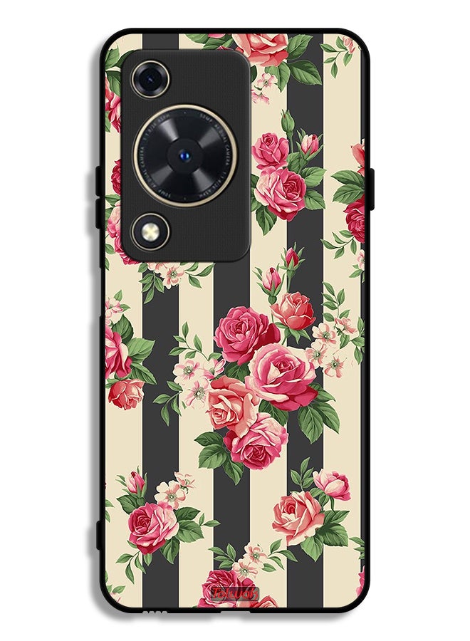 Tolwak Huawei nova Y72 Protective Case Cover Roses Pattern - Image 1