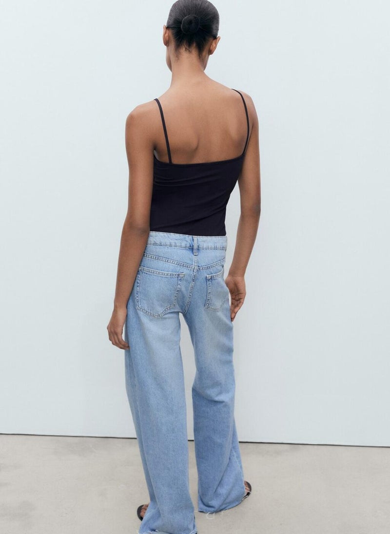MANGO - Fitted Thin Straps Top - Image 1