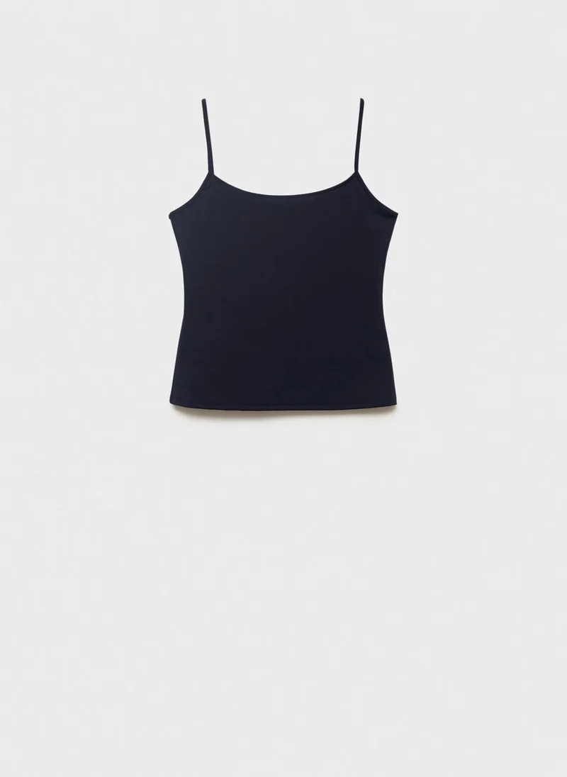 MANGO Fitted Thin Straps Top