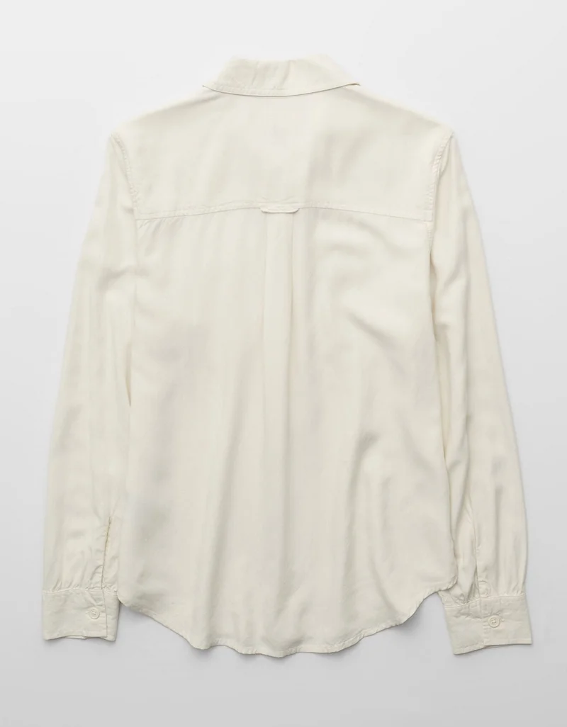 American Eagle  AE Bestie Button-Up Shirt for Women | Best Price UAE