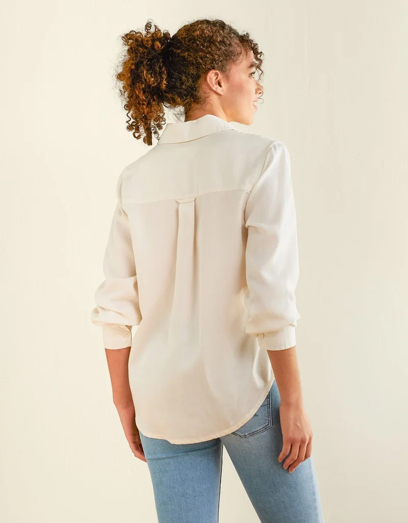 American Eagle  AE Bestie Button-Up Shirt for Women | Best Price UAE