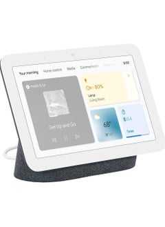 Nest Hub 2nd Gen Smart Display, Google Assistant Built-In, 7" WSVGA Touchscreen, Wi-Fi & BT Wireless Connectivity, Control Smart Home Devices, 1.7" Full-Range Speaker, BLACK