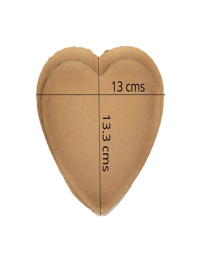Esslly Heart Paper Cake Mould for 100g Bake | Red Heart Design | 13x13.3x3.5 cm | Disposable Baking Cups for Cakes, Brownies | Pack of 20 - Image 4
