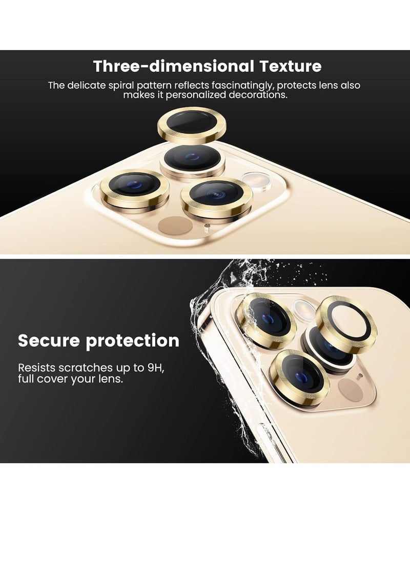 Raxoom iPhone 14 Pro / iPhone 14 Pro Max Camera Lens Protector, 9H Tempered Glass Camera Cover Screen Protector Metal Individual Ring Protector for iPhone 14Pro 6.1 inch iPhone 14 ProMax 6.7 inch - Image 5